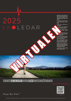 VirtualenEKOledar 2025 okoljevarstveni erotični slovenski koledar
